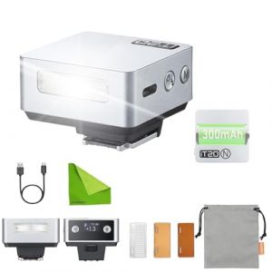 Godox iT20 N iT20N Flash d&rsquo;Appareil Photo pour Nikon, M/TTL en Un Seul Touch, Accessoires Magn&eacute;tiques, Recyclage 1.5s avec Nikon Z8 Z6III Z6II Z6 Z5 Z50II Z50 ZFC Z30 Z7II Z8 D3500 D850 D7500(Argent) (MoreShot, neuf)