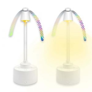 VHV 2PC Ventilateur Anti Mouche de Table, Mouches et Moustiques Repoussent Les Ventilateurs, Usage Table/Suspendu pour Pique-Nique et Barbecue, Contre Les Moustiques San Produit Chimique (Blanc) (SPARKSOULEN TRADING LTD, neuf)