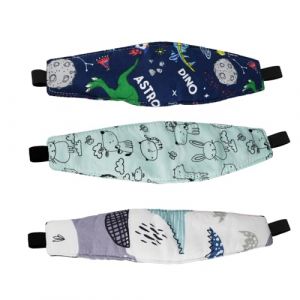3 Pcs Bandeau Voiture Pour Enfant, Cale Tete Enfant Voiture Maintien Tete Siege Auto Enfant, T&ecirc;te de Si&egrave;ge Auto B&eacute;b&eacute; Ajustable Retiens Tete Voiture Enfant pour Voyage Protection Du Cou Epaules (YHYHZBJ, neuf)