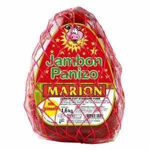Jambon de No&euml;l Panizo (sans os - sans piment - avec couenne) - 1,6kg - Marion (ANTILLES SUR TARN, neuf)