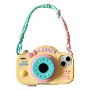 QoKcoahn Coque pour iPhone 12 Pro Max, coque de t&eacute;l&eacute;phone amusante avec support et bracelet, coque de t&eacute;l&eacute;phone mignonne kawaii en silicone souple, protection antichoc pour femmes et filles pour (ShinOya, neuf)