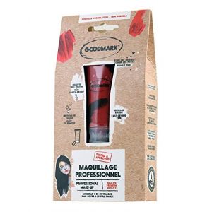 Goodmark 02080472 &ndash; Cr&egrave;me de maquillage professionnelle, bleu, 1 pi&egrave;ce, 28 ml, dans un tube, cr&egrave;me, sur carte blister, maquillage, maquillage, carnaval, costume, sc&egrave;ne, th&eacute;&acirc;tre, Halloween (coseon-de, neuf)