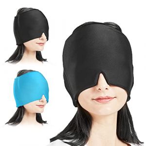 2 Pcs Masque Migraine Masque Anti Migraine Bonnet Migraine Masque Migraine Froid Migraine Miracle Bonnet Bonnet Anti Migraine (Astronomy Sp. z o.o., neuf)