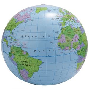 16 pouces Globe terrestre Jouet de globe gonflable Globe de formation geographie Globe terrestre de formation 40 cm (zheke, neuf)