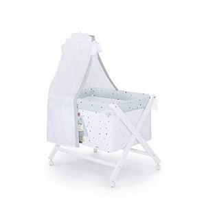 Tanuki Mini Berceau + Tissu et Voile Polaire Bear (Estefania Sisternes, neuf)
