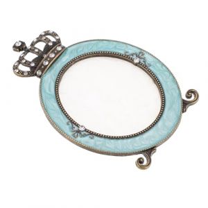 BIUDECO Plateau de M&eacute;lange de Peinture &agrave; Ongles en Plastique ABS et Alliage Pr&eacute;sentoir pour Pointes d'Ongles Couleur Bronze Ancien Accessoire Nail Art Pratique pour Salon et Usage (Cosenlong, neuf)