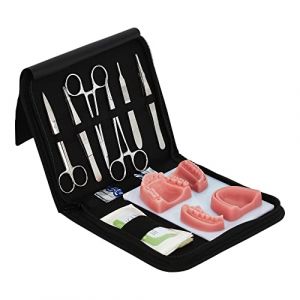 Kit De Pratique De Suture Dentaire | Kit De Suture Complet Comprenant 4 Coussinets De Suture | Cadeaux de Dentiste | 6 Outils De Suture Dentaire De Qualité | Pratique De Suture (KitsofMedicine, neuf)