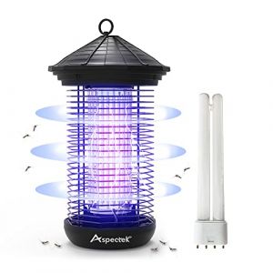ASPECTEK Tueur d'Insectes Électrique 20W Anti-Moustique, Piège UV Intérieur Extérieur Imperméable, Couvre 1000ft², Inclus 1 Ampoule de Remplacement Offerte (Deals_Republic, neuf)
