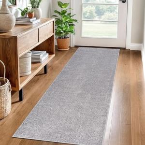 Tapis de Couloir Long Tapis Cuisine Devant Evier Lavable Antiderapant 40 x 120 cm Tapis de Passage Couloir Paillasson Tapis Entree Interieur Tapis de Sol pour Couloir Cuisine Chambre Escalier Gris (jintailan888, neuf)