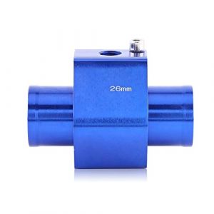 Yctze Adaptateur Universel de Tuyau de Voiture Adaptateur de Capteur de Température de Tuyau de Joint de Température d'eau pour Adaptateur Sonde Temperature Eau Bleu 26 mm (yafaa, neuf)
