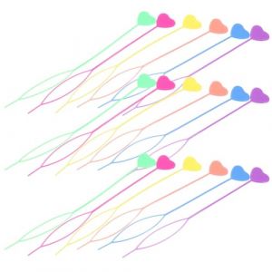 SOIMISS 30 pi&egrave;ces Kit Accessoires Coiffure Fille Outils Tresse C&oelig;ur Color&eacute;s pour Stylisme Cheveux Assistant Tresse Rapide L&eacute;ger et Compact DIY et Soir&eacute;es (Star-wish, neuf)