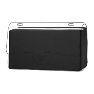 DGAZ Soie Coussin de Sac &agrave; Main Pour Sac &agrave; Main de Luxe Chanel CF Classic Flap, Organisateur de Sac &agrave; Main, Femmes Organiseur de sac Soyeux (Medium 25, Noir) (DGAZ fr.Store, neuf)