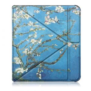 Étui portefeuille fin en cuir PU de qualité supérieure avec fermeture magnétique et fonction veille/réveil automatique pour liseuse Kobo Forma 8" 2018 (shaofeng store, neuf)