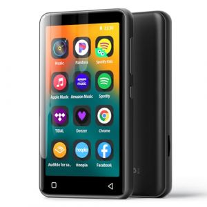 innioasis Lecteur MP3 80 Go avec Bluetooth et WiFi, Lecteur MP3 Spotify avec Pandora, Amazon Music, Audible, &eacute;cran Tactile de 10,2 cm, Lecteur MP4 Android Streaming pour Enfants (Noir) (Innioasis, neuf)