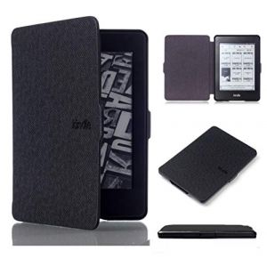 Kepuch Custer Coque pour Kindle Paperwhite 1/2/3 2012 2013 2015 2016,PU-Cuir Étui Housse pour Kindle Paperwhite 1/2/3 2012 2013 2015 2016 - Noir (Kepuch, neuf)