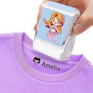 Tampon Prenom Vetement Enfant Personnalis&eacute;, Tampon Encreur Textile Personnalisable Vetement, Tampon Nominatif Personnalis&eacute; Vetement Enfant, Tampon Nominatif Pour Marquer Les V&ecirc;tements, Tampon Pr&eacute;nom (yueshishangmao, neuf)