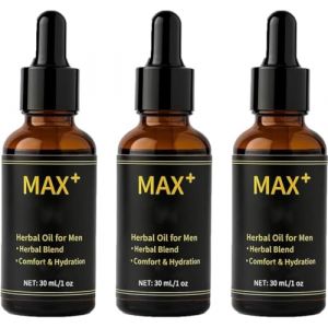 Huile Afro Max+ pour hommes, huile de massage naturelle aux herbes, stimulant sexuel masculin, absorption rapide et non grasse, action rapide et efficace. (guangzhouliuqiyongshangmaoyouxiangongsi, neuf)