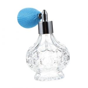 UKCOCO Flacon de Parfum Rechargeable Verre avec Poire Souple Vaporisateur de Voyage &Eacute;l&eacute;gant et Pratique pour Eau de Cologne Homme et Cosm&eacute;tiques (Gaporgira, neuf)