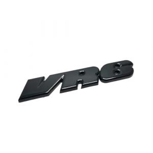 Autocollant de voiture 3D VR6, badge chrom&eacute; arri&egrave;re MK3, badge de bagage(Gloss Black) (JN123, neuf)