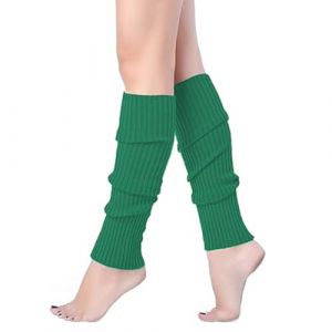 VONJUMA Jambiere Femme Jambières Sexy Guêtre Fluo Pour Les Costumes Des Années 80-90 Pour Les Fêtes À Thème Le Carnaval Ou Pour Danser Menthe Verte (VONJUMA STORE, neuf)