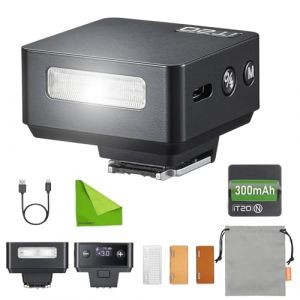 Godox iT20 N iT20N Flash d&rsquo;Appareil Photo pour Nikon, M/TTL en Un Seul Toucher, Accessoires Magn&eacute;tiques, Recyclage 1.5s avec Nikon Z8 Z6III Z6II Z6 Z5 Z50II Z50 ZFC Z30 Z7II Z8 D3500 D850 D7500 (Noir) (MoreShot, neuf)