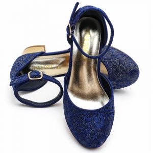 ELSA & ANNA Chaussures de Princesse pour Filles - Chaussures Reine des Neige à Talons de 3cm - Chaussures de Déguisement Scintillantes Elsa pour Fêtes et Anniversaires - Talons Hauts pour Enfants (UK1STCHOICE-ZONE, neuf)