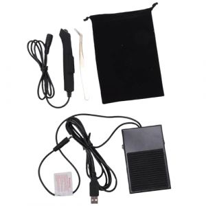 RASTKY Lampe D'extension de Cils en Alliage D'aluminium 5W &agrave; Durcissement Rapide, pour Nail Art, Commande &agrave; P&eacute;dale pour Techniciens de Cils (Enkesai, neuf)