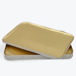 lepetitmitron -25 Plateaux en Carton Doré (42x28 cm) Plateaux de Présentation pour Pâtisseries/Amuse-bouches/Buffets (Le petit mitron, neuf)