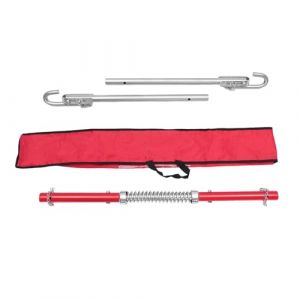 Barre de remorquage 3000 kg, 3T pour voiture - Attache remorque de s&eacute;curit&eacute; avec amortisseur &agrave; ressort, barre de remorquage amortie, c&acirc;ble de remorquage pour voiture et camion (3 tonnes) (JICHENB, neuf)