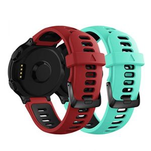 Syxinn Bracelet pour Garmin Forerunner 735XT 235 235Lite 230 220 620 630, Bande de Remplacement Silicone Bracelets avec Outils pour Forerunner 735XT (CSVK-EU, neuf)