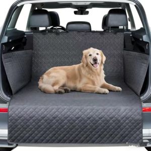 Woniyal Protection Coffre Voiture Chien pour Peugeot 208 I (Phase I, 2012) 2012-2015, Imperm&eacute;able Antid&eacute;rapant Nstallation Rapide,Tapis Facile Nettoyer Protection Coffre Chien (senqibaihuo, neuf)