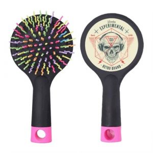 Indian Skeleton Sacrifice Totem Tattoo Salon Brosse &agrave; cheveux d&eacute;m&ecirc;lante Base coussin (bestchong, neuf)