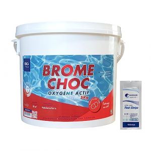 EDG by AQUALUX Brome Choc Pastilles 20g - 5kg | Activateur de Brome - Oxygène Actif Choc - Désinfection Choc sans Chlore - Dissolution Rapide + 10 Tests HPS OFFERTS 6 en 1 (HEXAGON PISCINE ET SPA, neuf)