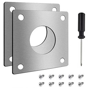 Nichoirs &agrave; Oiseaux Sauvages 2 PCS &Eacute;quipement Protection des Pics, en Acier Inoxydable 32mm 304 Accessoires pour Nichoir Plaque de Protection pour nichoir de m&eacute;sanges (GIAKGJ, neuf)