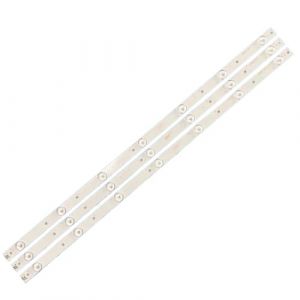 HAJMGUMC Bande de rétro-éclairage LED 620mm, 3 pièces, compatible avec PHILIPS TV 32 pouces, 32PHT4112 32PHT4131 32PHT5301 32PHK4201 32PHH4101/88 (yangchengchengtingshangmaodian, neuf)