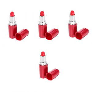 Didiseaon 4 Pièces fausse boîte de rangement de rouge à lèvres déguisé espèces secret cosmetic organizer boite medicaments rangement faux décor de rouge à lèvres compartiment caché Plastique (Merkowski, neuf)