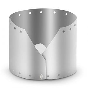 ERYUE Pare-Brise, Ultral&eacute;ger Pare-Vent Titane Plaque Coupe-Vent pour Cuisine de Camping (btastbo, neuf)