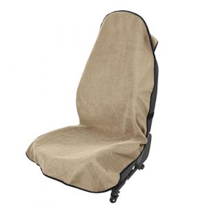 VBGURR Housse de Protection de Si&egrave;ge Auto Universel Avant,Couvre Si&egrave;ge Voiture &Eacute;tanche et Respirant pour Enfants et Adultes,Si&egrave;ge Universelle pour La Plupart des Voitures, Camionnettes (Beige) (Car Supplies Home, neuf)
