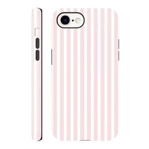 Coiwxmoi Coque pour iPhone 16e/SE 4/SE 2025 Rayures Motif, Striped Aesthetic Design Housse Mode Mignon &Eacute;tui pour Fille Femmes, 2 in 1 Silicone Case Antichoc Bumper Cover pour iPhone SE 4 6,1", Roses (TERRA NOVA DISTRIBUTORS, neuf)