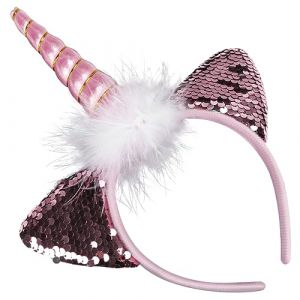 Beatifufu 1 Pc Bandeau Licorne Lumineux Bandeau Clignotant Couvre-chef Lumineux Bandeau Lumineux Coiffe De Mode Bandeau Led Pour Enfants Cerceau De Cheveux De Licorne Rose Chiffon (Camprilli, neuf)