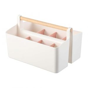predolo Organisateur de bureau de t&eacute;l&eacute;commande TV 8 Slot Cosmetic Box Box Cur crayon pour les fournitures de bureau, Rose (mubenbeo, neuf)