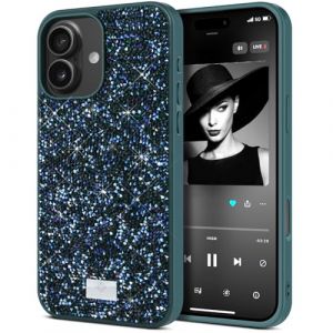 BEZ&reg; Coque pour iPhone 16 Paillette, Coque Compatible avec iPhone 16 Glitter, Coque Series de Etuis avec Bling & Co., &Eacute;tui en Diamant Etincelant et &agrave; Cristal Bling, Vert Pin (TheBlingZ., neuf)