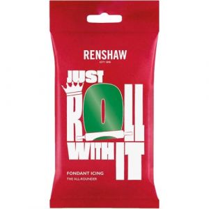 Pâte à sucre Vert émeraude 250g Renshaw Régalice (Fêter et Recevoir, neuf)