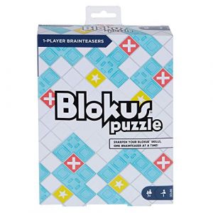 Mattel Games GDJ86 Blokus Puzzle, Jeu de Stratégie, Édition de Voyage Individuel (docsmagic, neuf)