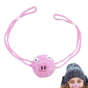 Dgayaeic Cache-nez | Mignon Crochet Chaud R&eacute;glable | Chauffe-Nez Animal par Temps Froid | Pour Escalade, Randonn&eacute;e, Ski, Randonn&eacute;e, Camping, Navettage, Femmes Filles, Piggy, Refer to description (xoyou, neuf)