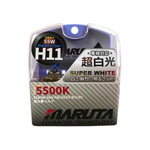 MARUTA | MTEC H11 55W SUPER WHITE MT-484 - Lampes halogènes au xénon 5500K - Marque ECE ([dse.one], neuf)