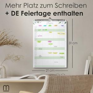 Calendrier familial 2026 - Calendrier familial et mural 2025-2026 pour la maison, le bureau et la famille - Calendrier annuel 2025-2026 - Juillet 2025 &agrave; d&eacute;cembre 2026 - Calendrier pratique pour mur (Milula Studios, neuf)