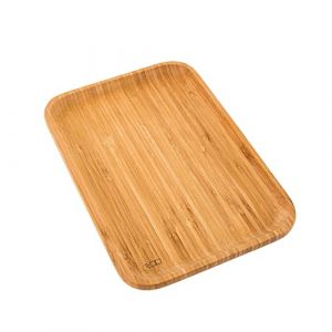 Point-Virgule Plateau de Service en Bambou decoratif, Plateau Repas, Moyen, 28x19x1.9cm (Cookstore BV, neuf)