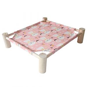 ETOPARS Lit Marche pour Animaux de Compagnie, Chenil D'été Lit pour Chien, Tapis de Chat en Bois Lavable Quatre Saisons Disponibles, Lit de Marche pour Chien Nid de Chat (FUNAT-EU, neuf)