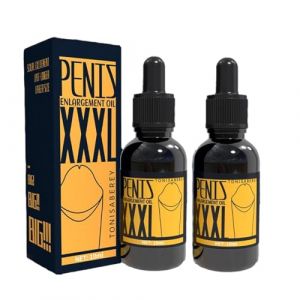 Huile d'agrandissement du p&eacute;nis, 10 ml d'huile essentielle XXXL pour hommes, les hommes am&eacute;liorent l'&eacute;rection et retardent l'&eacute;jaculation, agrandissement plus rapide taille pour les hommes (2PC,M) (MANZHIDIANZI, neuf)